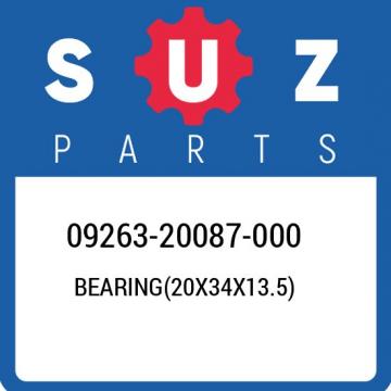 09263-20087-000 Suzuki Bearing(20x34x13.5) 0926320087000, New Genuine OEM Part