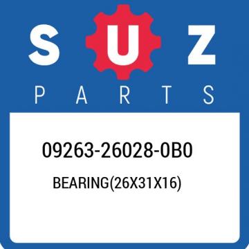 09263-26028-0B0 Suzuki Bearing(26x31x16) 09263260280B0, New Genuine OEM Part